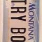 MT vanity COUNTRY BOY license plate Farmer Rancher Farm Cowboy Ranch Music song