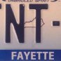 Vanity TNT 1 license plate Explode TV Channel Turner Network Trinidad bomb blast
