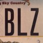 Vanity COME BLITZ SEE ME BLUES license plate Football Bliss Blue Music