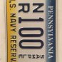 Penn U.S. NAVY RESERVE license plate USN Military USNR 100 Sailor USS ship