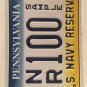 Penn U.S. NAVY RESERVE license plate USN Military USNR 100 Sailor USS ship