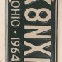 1964 HAM RADIO #K8NXN license plate Amateur Operator Call Sign ARRL Relay ARES