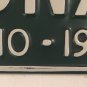 1964 HAM RADIO #K8NXN license plate Amateur Operator Call Sign ARRL Relay ARES