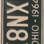 1964 HAM RADIO #K8NXN license plate Amateur Operator Call Sign ARRL Relay ARES