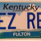 Vanity HE IS REAL license plate Man Serious Genuine Authentic Love Deal Prince