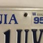 VA UNIVERSITY VIRGINIA UVA CAVALIERS WAHOOS license plate NCAA Champions Wahoowa