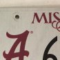 Miss UNIVERSITY ALABAMA license Roll Crimson Tide UA Tuscaloosa Big Al MS AL
