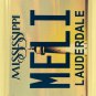 Vanity MELI MELISSA license plate Amelia Melanie Mellie Melinda Mel Lissa Missy