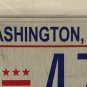 District Columbia Taxation license plate D.C. USA Graphic Washington DC #EH 4767