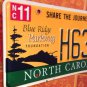 NC BLUE RIDGE BRP license plate Tweetsie Railroad Biltmore Grandfather Mountain