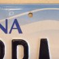 MT vanity 00 ZEBRA license plate Wildlife Wild Animal Zoo Jungle Safari Africa