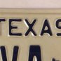 TX vanity EVA R license plate 1982 Geneva Evangeline Evita Evina