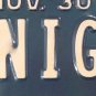 Vanity BOYS NIGHT license plate Out Party Sex Fun gamble Movie Drink Alcohol joy