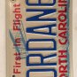 Vanity JORDAN 68 1968 license plate country Jordy Jordi Judd Jared Jarrod Jory
