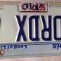 Illinois vanity FORD X4 license plate BMW Four Wheel Drive F150 Edge Explorer IL