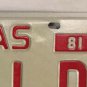 TX anity FOR BILL WILLIAM D license plate Willy Billy Willard Liam Willie Willis