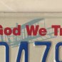 GOD WE TRUST SUPPORT TROOPS license plate Jesus Religion Church America United