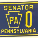 Pennsylvania SENATOR political license plate General Assembly Senate Legislature