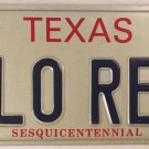 Centennial vanity SLOW RED license plate FERRARI Sports Classic Muscle Car 1986