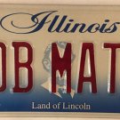 Illinois vanity BOB MAT 2 ROBERT MATTHEW license plate Rob Robby Bobbie Matthias