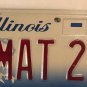 Illinois vanity BOB MAT 2 ROBERT MATTHEW license plate Rob Robby Bobbie Matthias