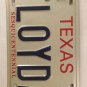 Rare Centennial vanity FLOYD A license plate Pink Music Hurricane Horse Rosedale