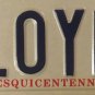 Rare Centennial vanity FLOYD A license plate Pink Music Hurricane Horse Rosedale