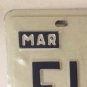 Rare Centennial vanity FLOYD A license plate Pink Music Hurricane Horse Rosedale