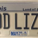 Vanity TOD LIZ 1 license plate Elizabeth Beth Todd Lizzy Toddler Elisabeth Eliza