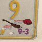 ILLINOIS STATE SYMBOLS license plate Cardinal Fish Oak Tree Butterfly DEER low 9