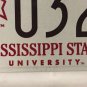 MISSISSIPPI STATE University BULLDOGS license plate Bully Starkville MSU Dudy