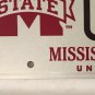 MISSISSIPPI STATE University BULLDOGS license plate Bully Starkville MSU Dudy