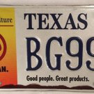 Texas AGRICULTURE license plate TX Go Texan Ranch Farm Farmer Cowboy Cattle Cow