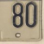 Vanity MARTY MARTIN 1980 license plate Marti Marten Morten Mart Martyn Martino