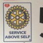 AL ROTARY INTERNATIONAL CLUB license plate Rotarian Evanston Service Above Self