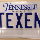 Vanity TEXAN license plate Don't Mess Houston Texans Dallas Cowboys Austin NFL