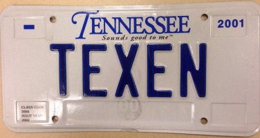 Vanity TEXAN license plate Don't Mess Houston Texans Dallas Cowboys Austin NFL