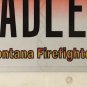 FIREFIGHTER vanity ADLER license plate Fire Fighter Creek Gold Fireman Adle Adl