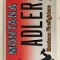 FIREFIGHTER vanity ADLER license plate Fire Fighter Creek Gold Fireman Adle Adl