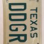 TX vanity MLB Los Angeles DODGERS FAN World Series license plate baseball 1983