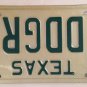 TX vanity MLB Los Angeles DODGERS FAN World Series license plate baseball 1983