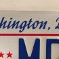 Washington District Columbia Taxation license plate SAM D.C. USA Capital DC