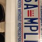 Washington District Columbia Taxation license plate SAM D.C. USA Capital DC