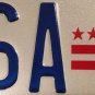 Washington District Columbia Taxation license plate SAM D.C. USA Capital DC