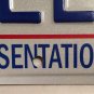 Washington District Columbia Taxation license plate SAM D.C. USA Capital DC
