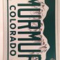Colorado vanity MURMUR license plate Soft Voice Quiet Heart Sound R.E.M Song