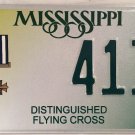 DISTINGUISHED FLYING CROSS license plate Pilot Plane 413 Medal Air Force USAF DC