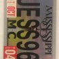 MOTORCYCLE vanity JESS 96 JESSIE 1996 license plate Jessica Jesse Jessy Jessey