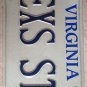 Virginia vanity TEXAS STUCK STEAK license plate TX Stick Meat Food Geography