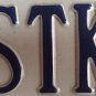 Virginia vanity TEXAS STUCK STEAK license plate TX Stick Meat Food Geography
